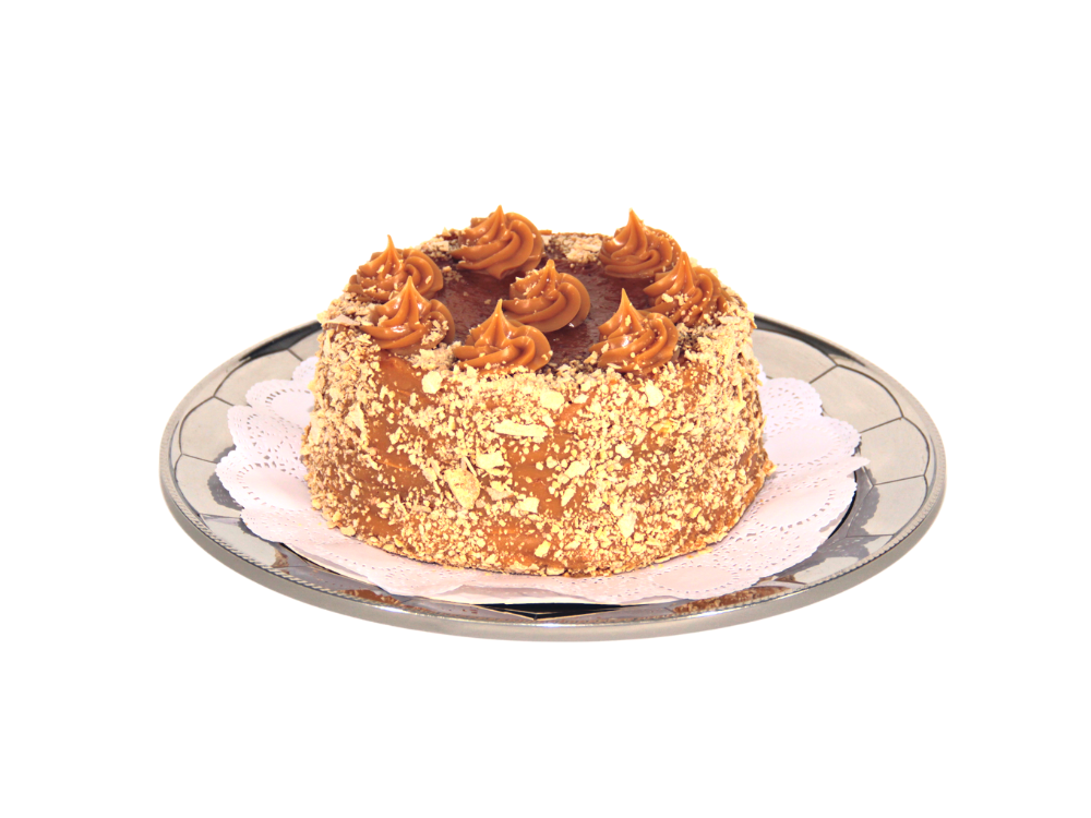 Torta Hojarasca manjar lúcuma con merengue